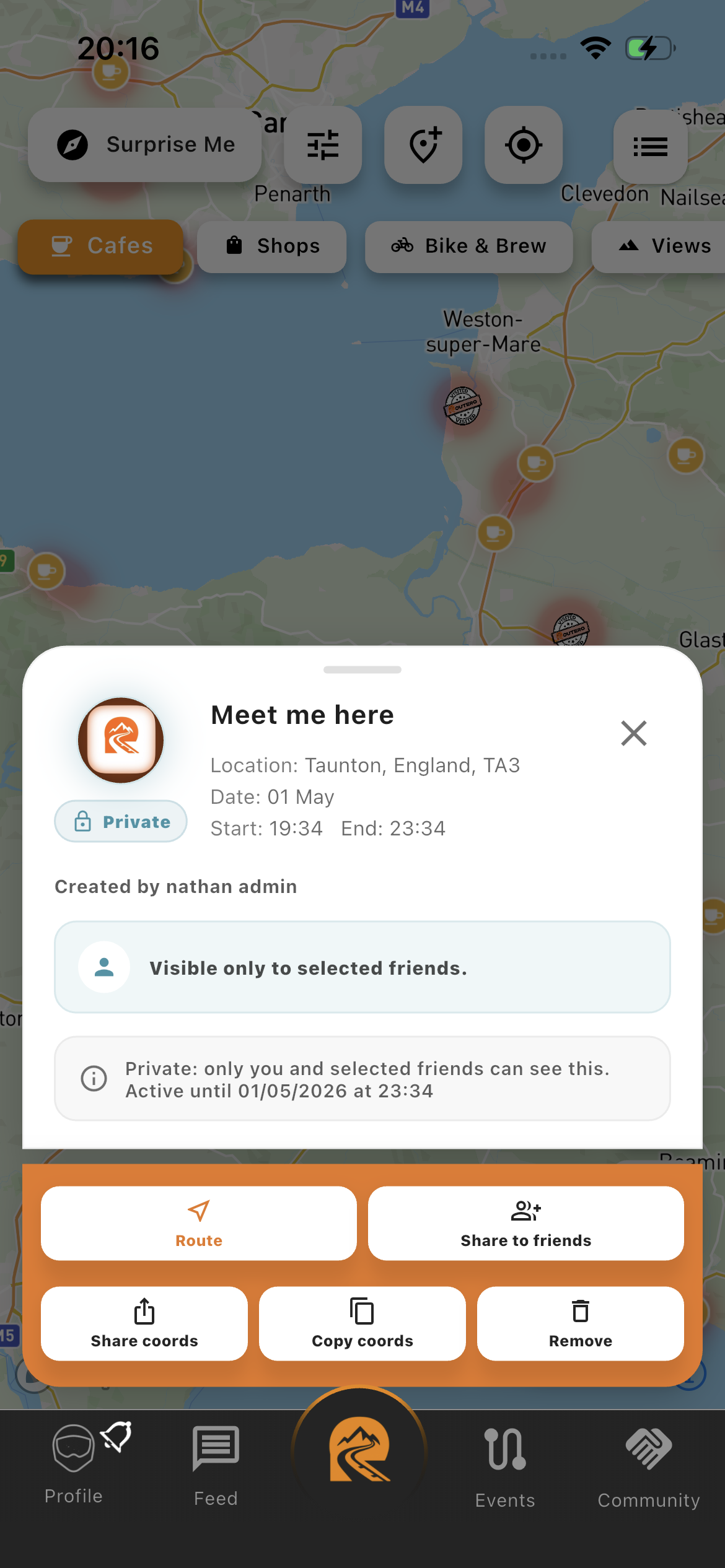Routero Meet up sheet